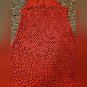 Crochet dress cover up for swim suit